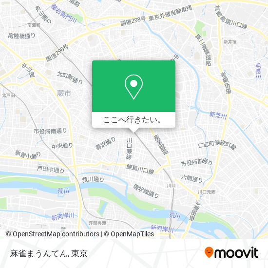 麻雀まうんてん地図