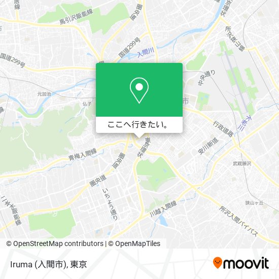 Iruma (入間市)地図