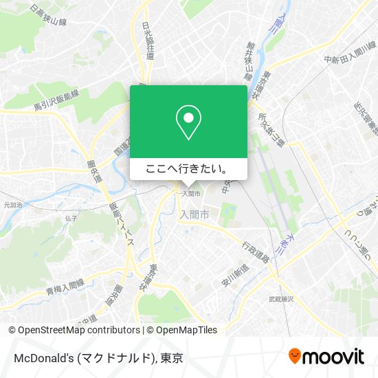 McDonald's (マクドナルド)地図
