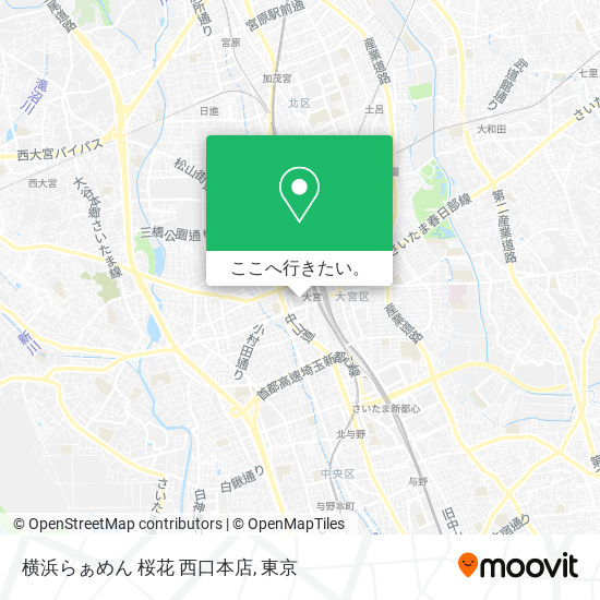 横浜らぁめん 桜花 西口本店地図