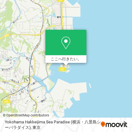 Yokohama Hakkeijima Sea Paradise (横浜・八景島シーパラダイス)地図