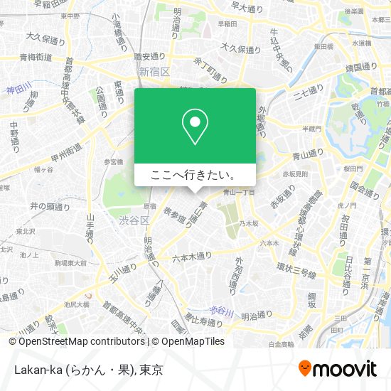 Lakan-ka (らかん・果)地図