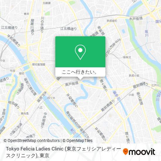 Tokyo Felicia Ladies Clinic (東京フェリシアレディースクリニック)地図