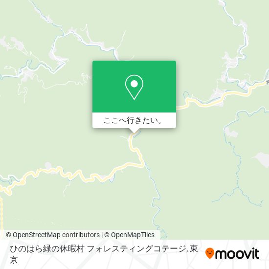 ひのはら緑の休暇村 フォレスティングコテージ地図