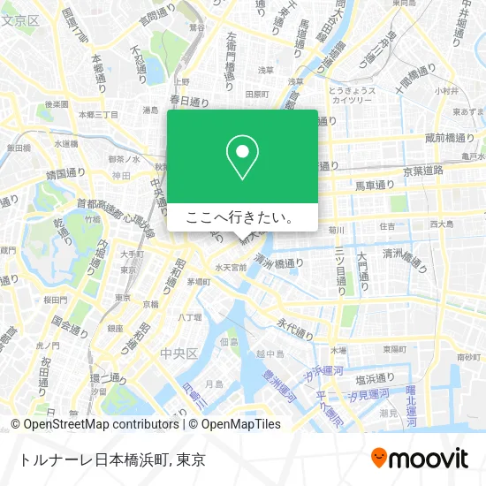 トルナーレ日本橋浜町地図