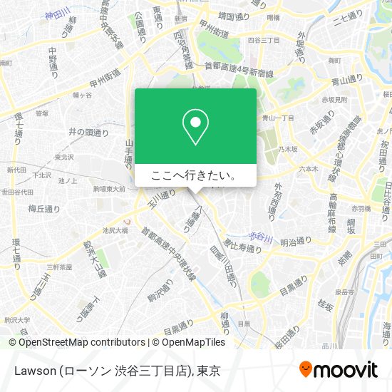 Lawson (ローソン 渋谷三丁目店)地図