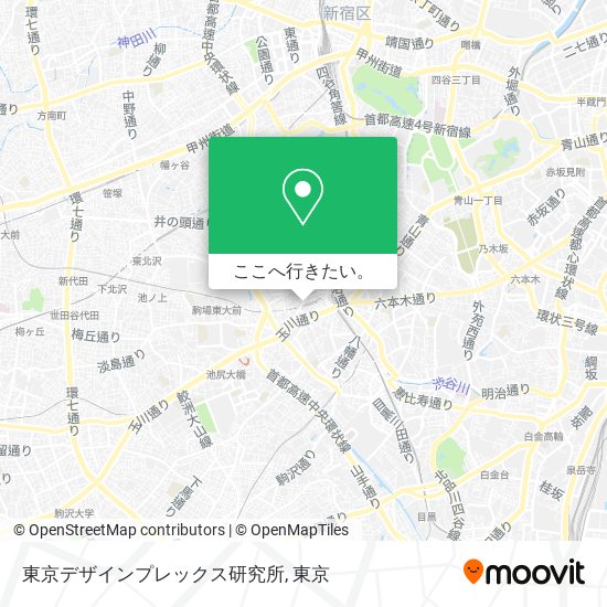 東京デザインプレックス研究所地図