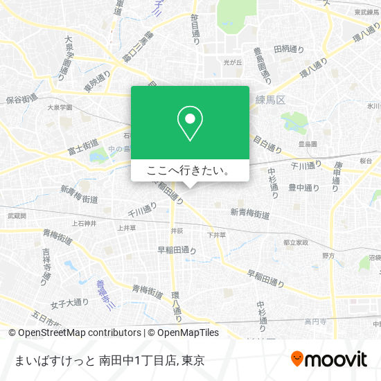 まいばすけっと 南田中1丁目店地図