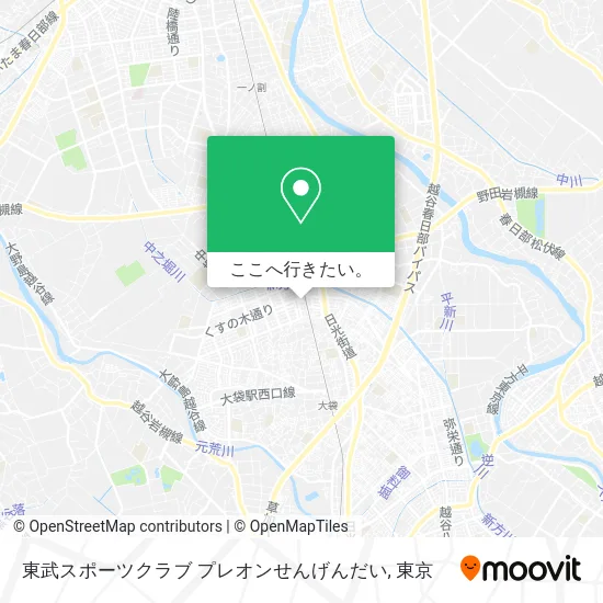 東武スポーツクラブ プレオンせんげんだい地図