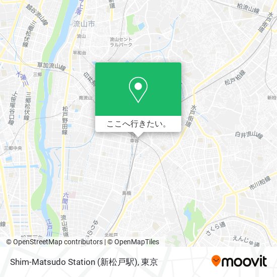 Shim-Matsudo Station (新松戸駅)地図