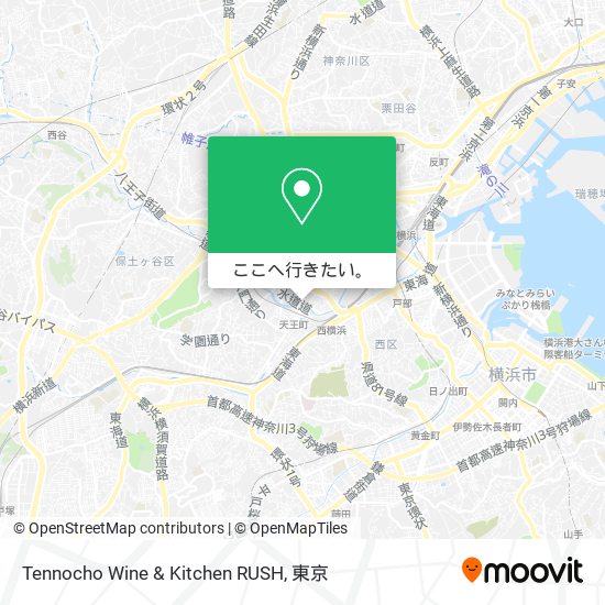 Tennocho Wine & Kitchen RUSH地図