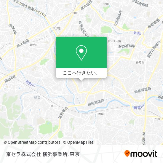 京セラ株式会社 横浜事業所地図