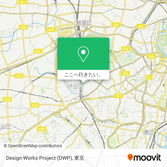 Design Works Project (DWP)地図