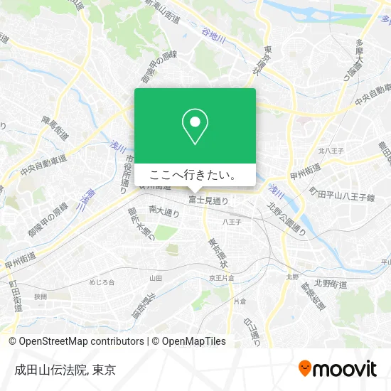 成田山伝法院地図