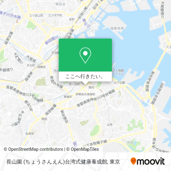 長山園 (ちょうさんえん)台湾式健康養成館地図
