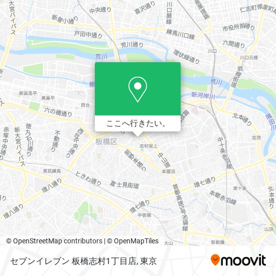 セブンイレブン 板橋志村1丁目店地図