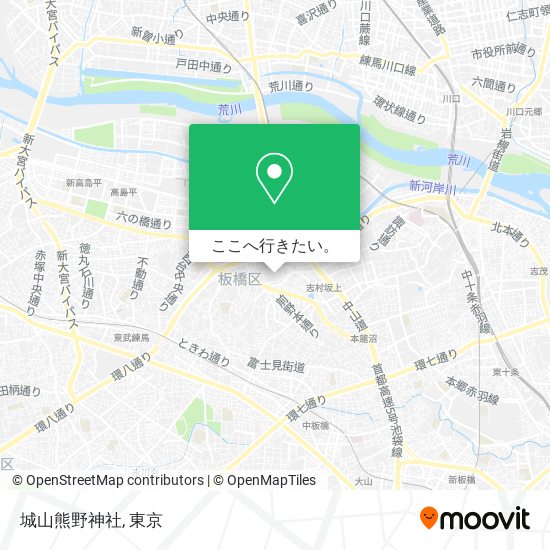 城山熊野神社地図