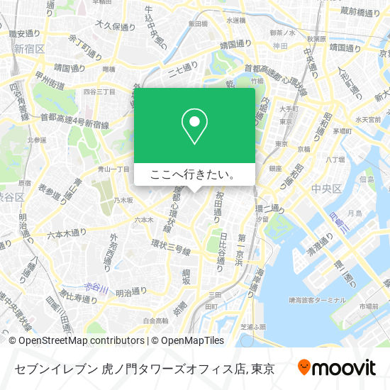 セブンイレブン 虎ノ門タワーズオフィス店地図
