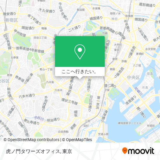 虎ノ門タワーズオフィス地図