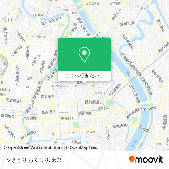 やきとり おくしり地図