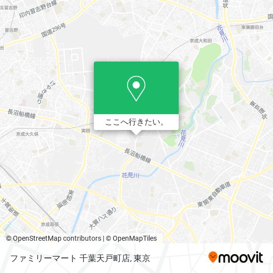 ファミリーマート 千葉天戸町店地図