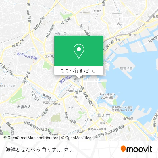 海鮮とせんべろ 呑りすけ地図