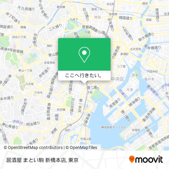 居酒屋 まとい駒 新橋本店地図