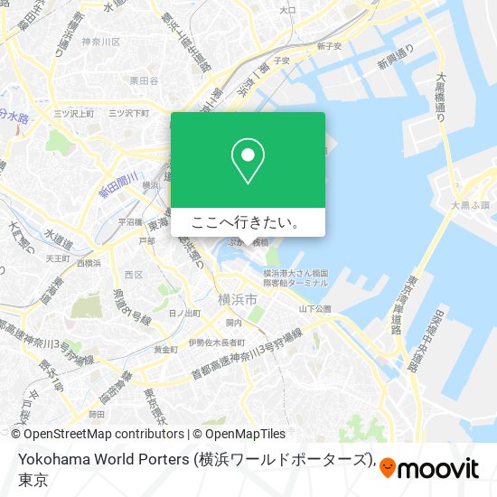 Yokohama World Porters (横浜ワールドポーターズ)地図
