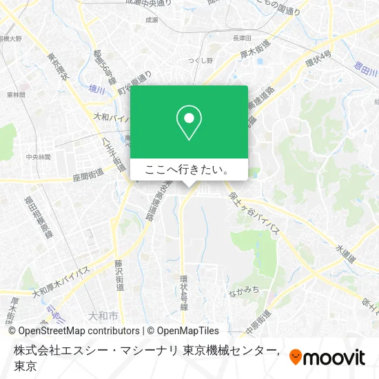 株式会社エスシー・マシーナリ 東京機械センター地図