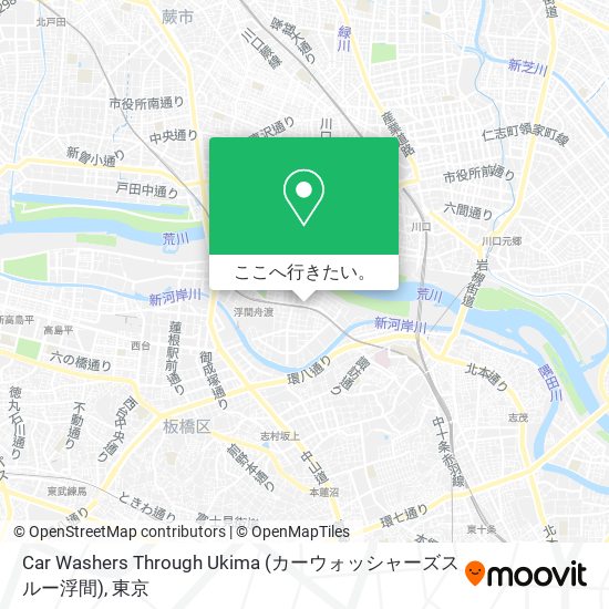 Car Washers Through Ukima (カーウォッシャーズスルー浮間)地図