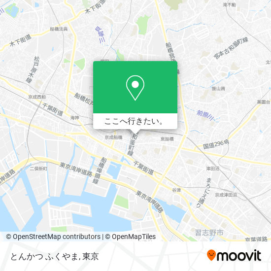 とんかつ ふくやま地図