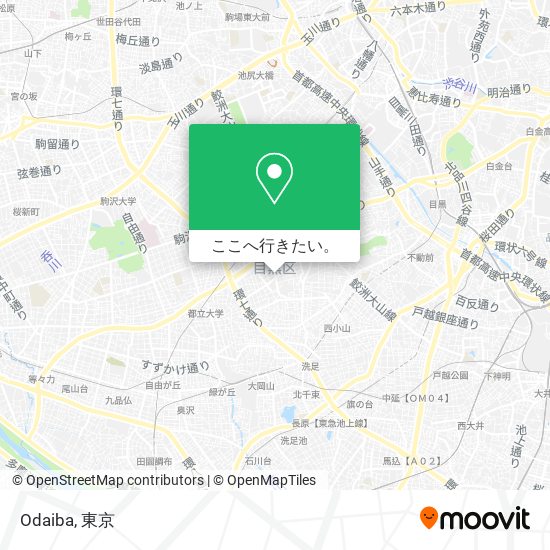 Odaiba地図