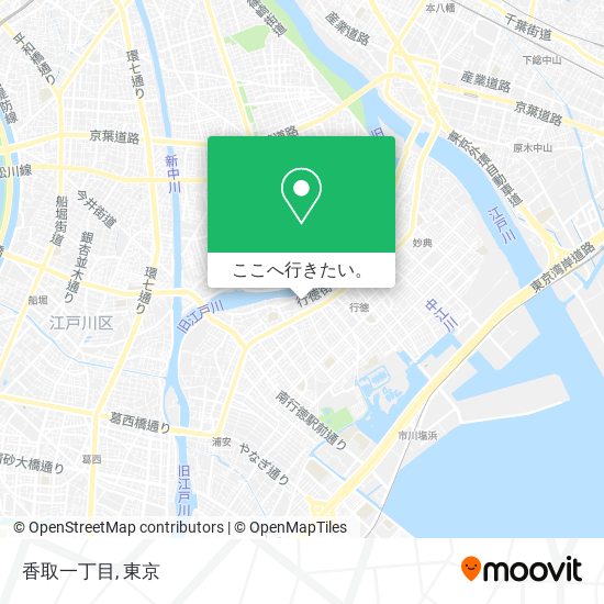 香取一丁目地図