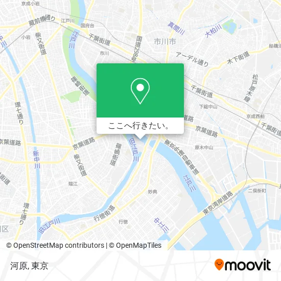 河原地図