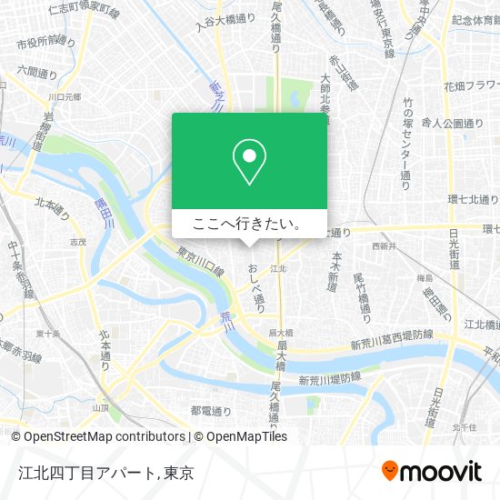 江北四丁目アパート地図