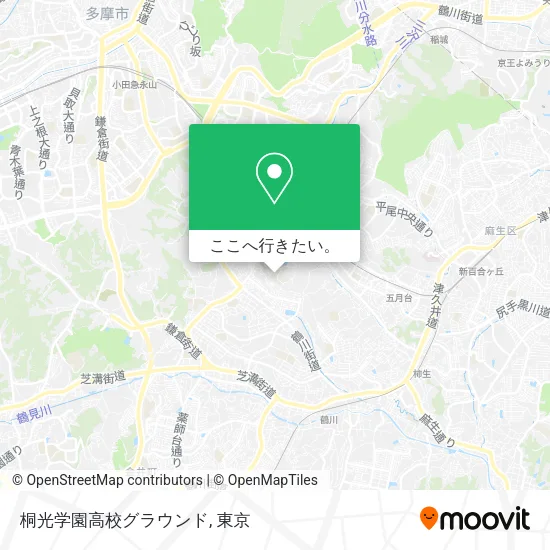 桐光学園高校グラウンド地図