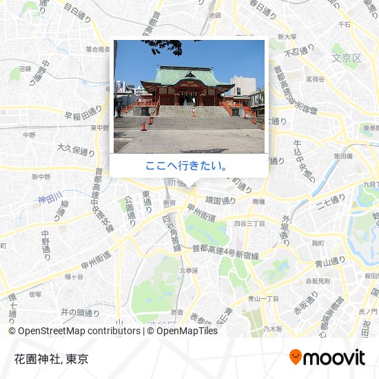 花園神社地図