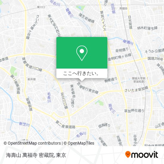 海壽山 萬福寺 密蔵院地図