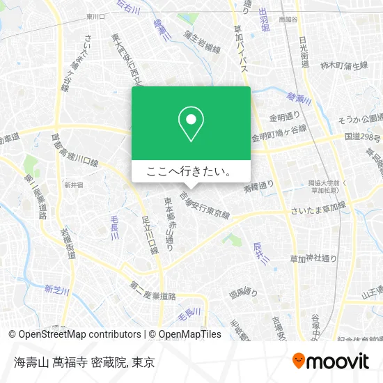 海壽山 萬福寺 密蔵院地図