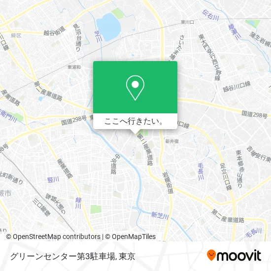 グリーンセンター第3駐車場地図