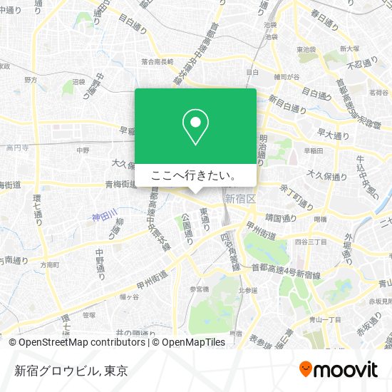 新宿グロウビル地図