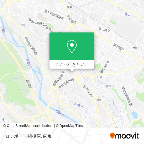 ロジポート相模原地図