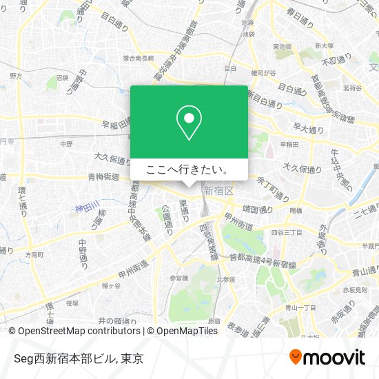 Seg西新宿本部ビル地図