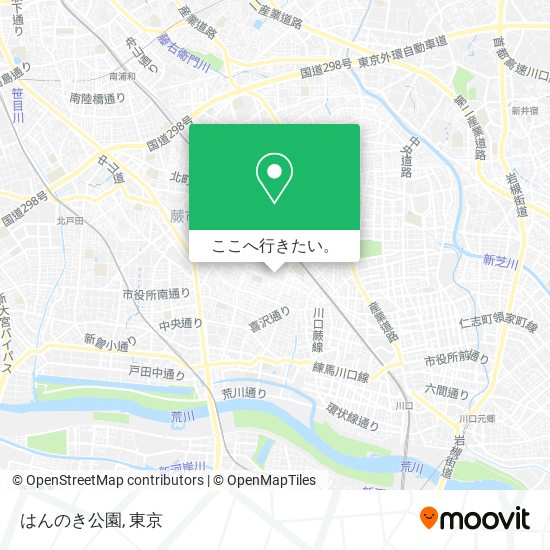 はんのき公園地図