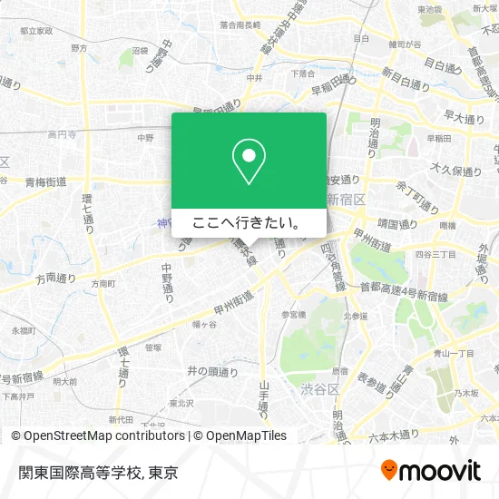 関東国際高等学校地図