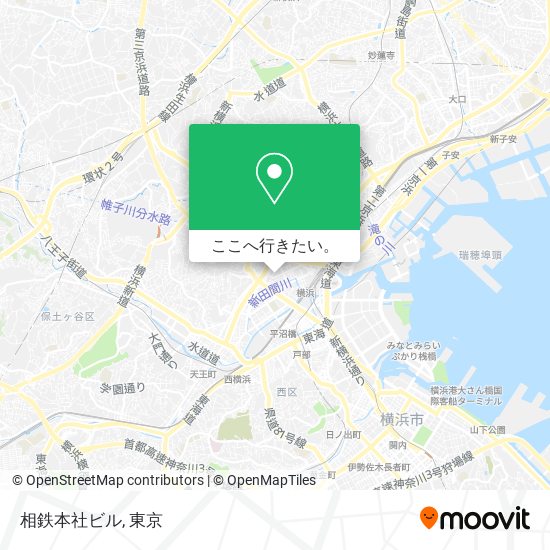 相鉄本社ビル地図