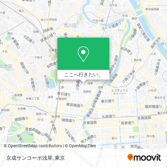 京成サンコーポ浅草地図