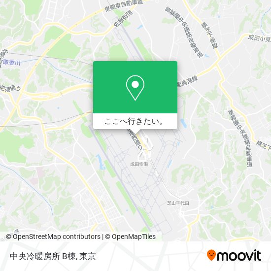 中央冷暖房所 B棟地図