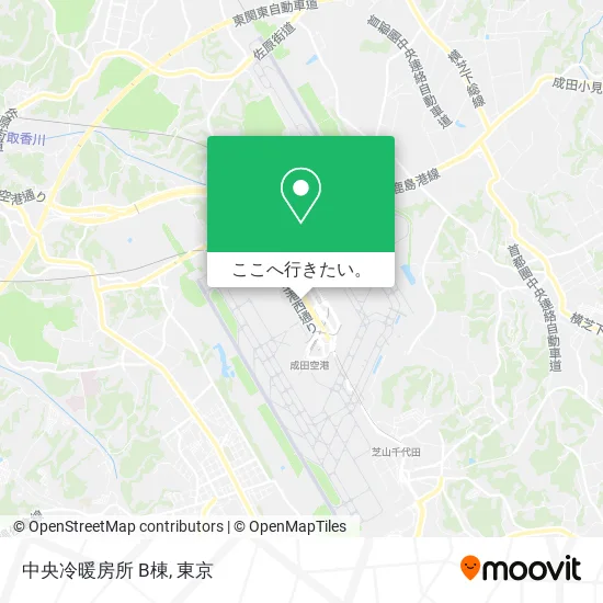 中央冷暖房所 B棟地図