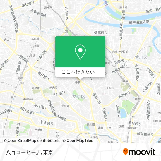 八百コーヒー店地図